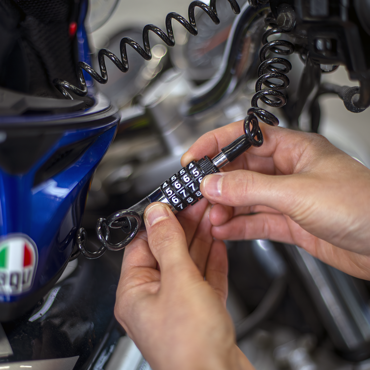Sealey HGL01 Helmet/Gear Cable Lock - additional view 4
