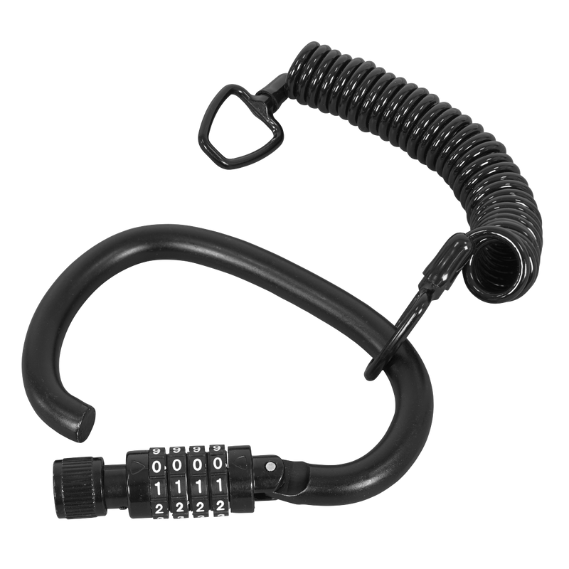 Sealey HGL02 Helmet/Gear Lock with Cable - additional view 5