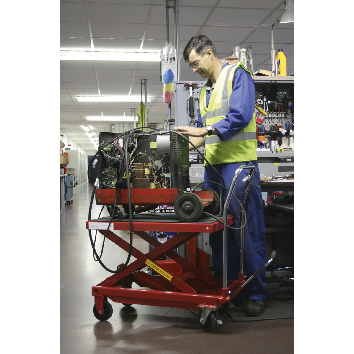Sealey HPT500 Hydraulic Scissor Lift Platform Table 500kg Capacity - additional view 2