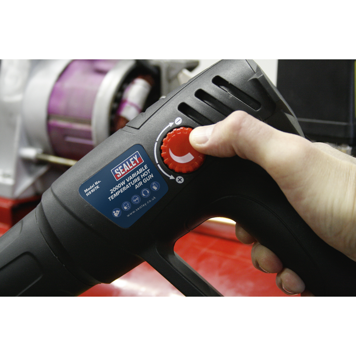 Sealey HS107K 2000W Variable Temperature Heat Gun Kit 50-450°C/90-600°C - additional view 8