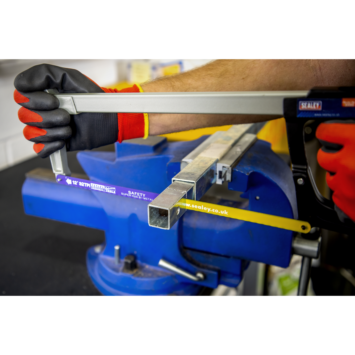 Sealey HSB0532 HSS Bi-Metal Hacksaw Blade 32tpi 300mm - Pack of 5 - additional view 7