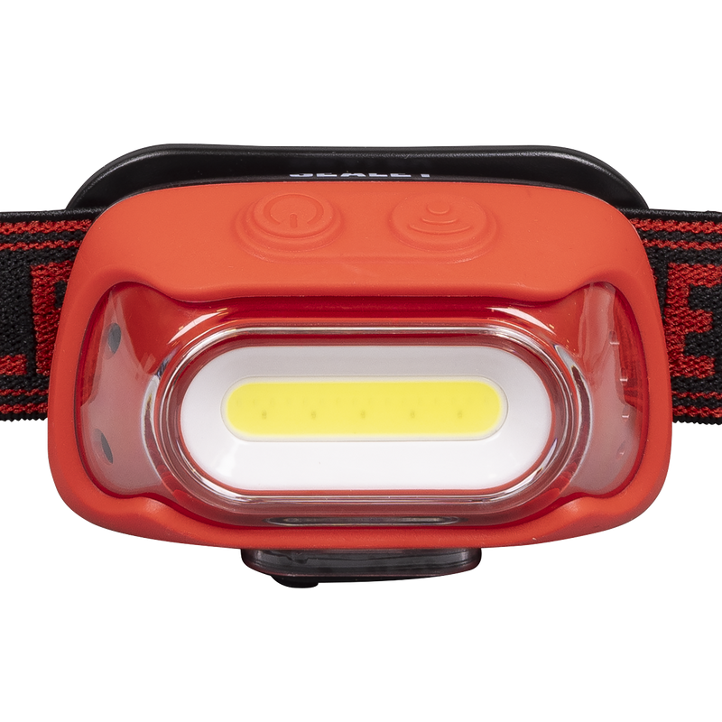 Sealey HT08RR Rechargeable Head Torch with Auto-Sensor 8W COB LED - Red - additional view 3