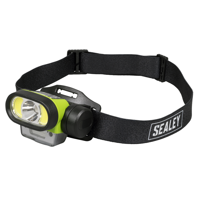 Sealey HT400LED Rechargeable Head Torch with Auto-Sensor 5W & 3W COB LED - additional view 13