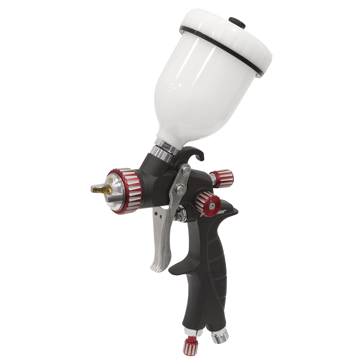 Sealey HVLP04 Premier Professional HVLP Gravity Feed Touch-Up Spray Gun 1mm Set-Up