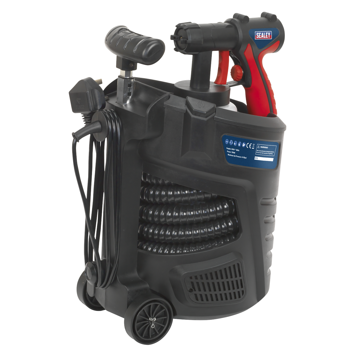 Sealey HVLP3000 700W HVLP Spray Gun Kit 230V - additional view 5