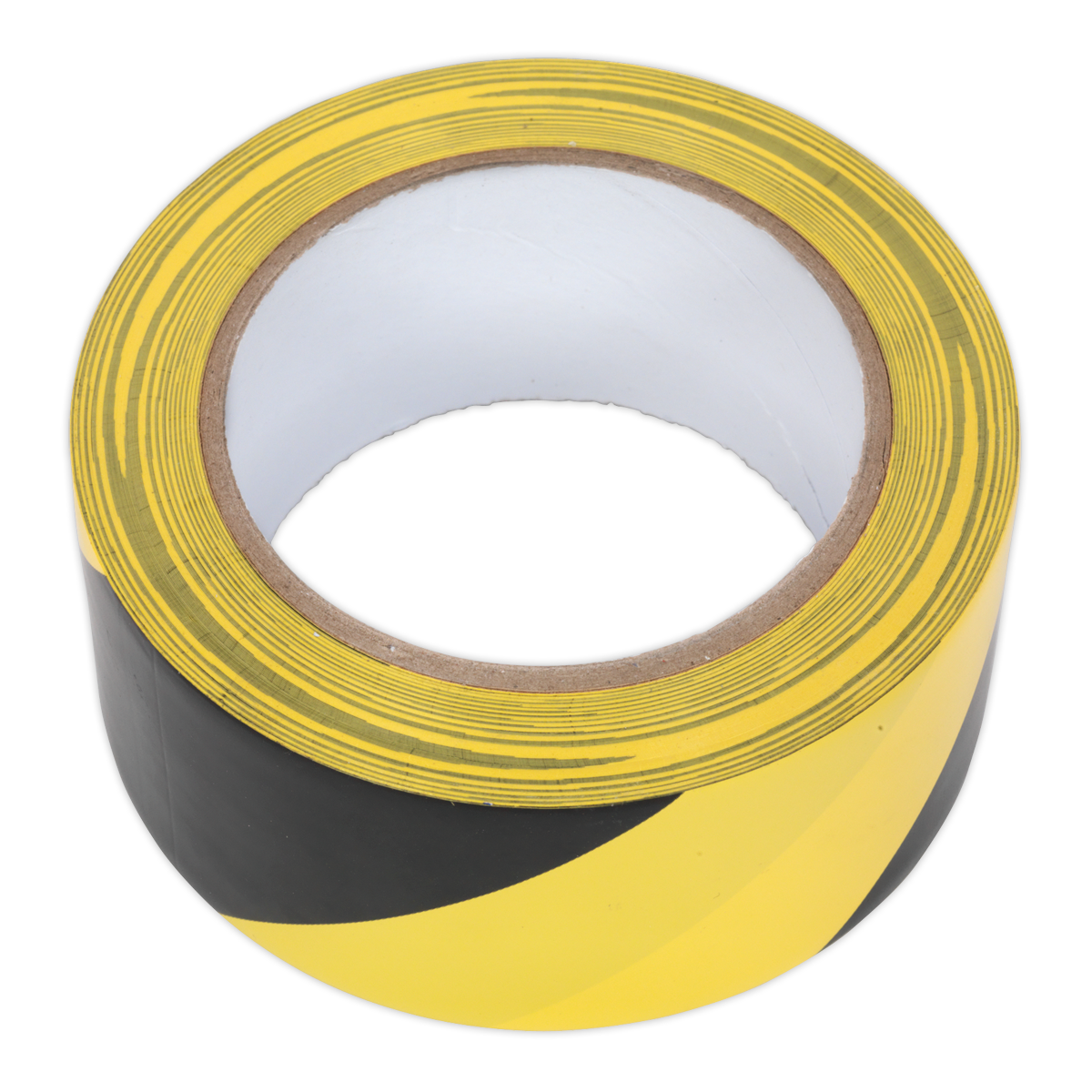 Sealey HWTBY Hazard Warning Tape 50mm x 33m - Black/Yellow - additional view 2