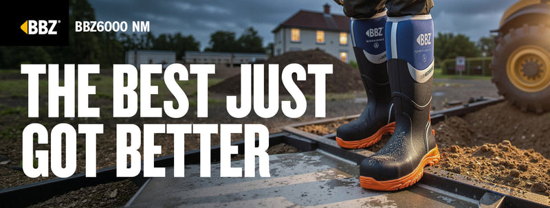 Buckbootz BBZ6000 NM Metal-Free Safety Wellington Boots
