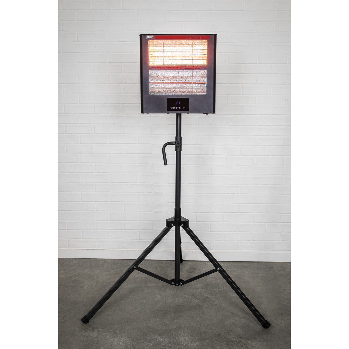 Sealey IR28CT Infrared Quartz Heater with Tripod Stand 1.4/2.8kW/230V - additional view 7