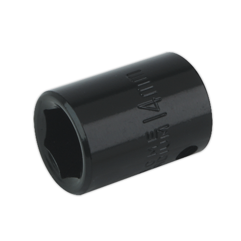 Sealey IS3814 Premier Impact Socket 3/8"Sq Drive 14mm
