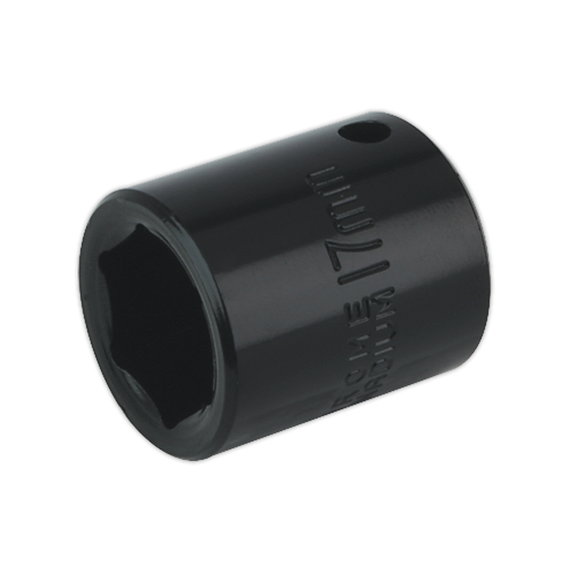 Sealey IS3817 Premier Impact Socket 3/8"Sq Drive 17mm