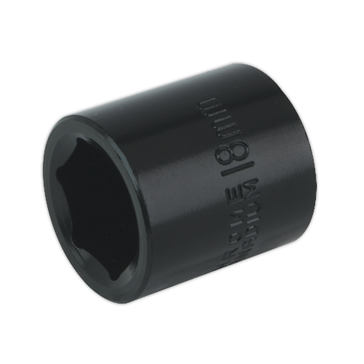 Sealey IS3818 Premier Impact Socket 3/8"Sq Drive 18mm