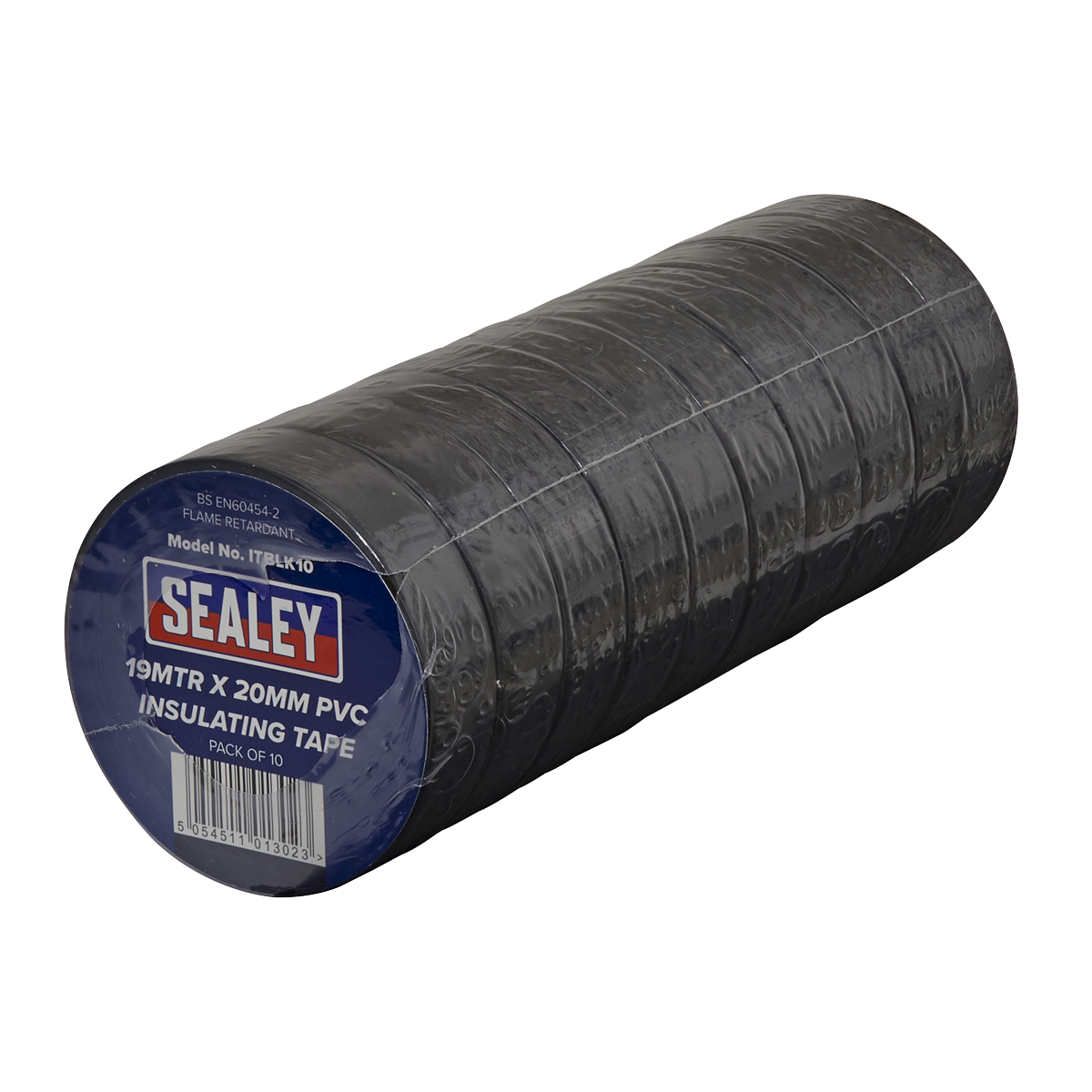 Sealey ITBLK10 PVC Insulating Tape 19mm x 20m, Black - Pack of 10 - additional view 3