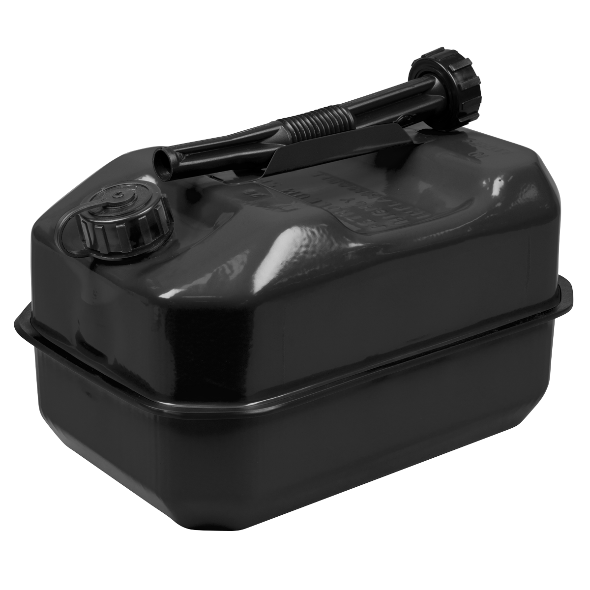 Sealey JC10RB Jerry Can 10L - Black