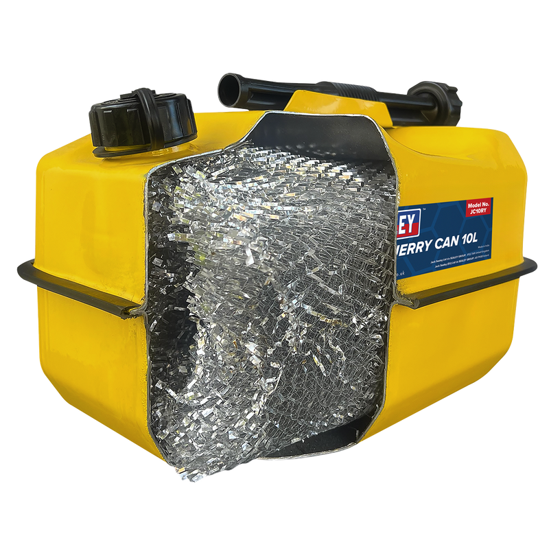 Sealey JC10RY Explosive-Safe Jerry Can 10L - Yellow - additional view 7