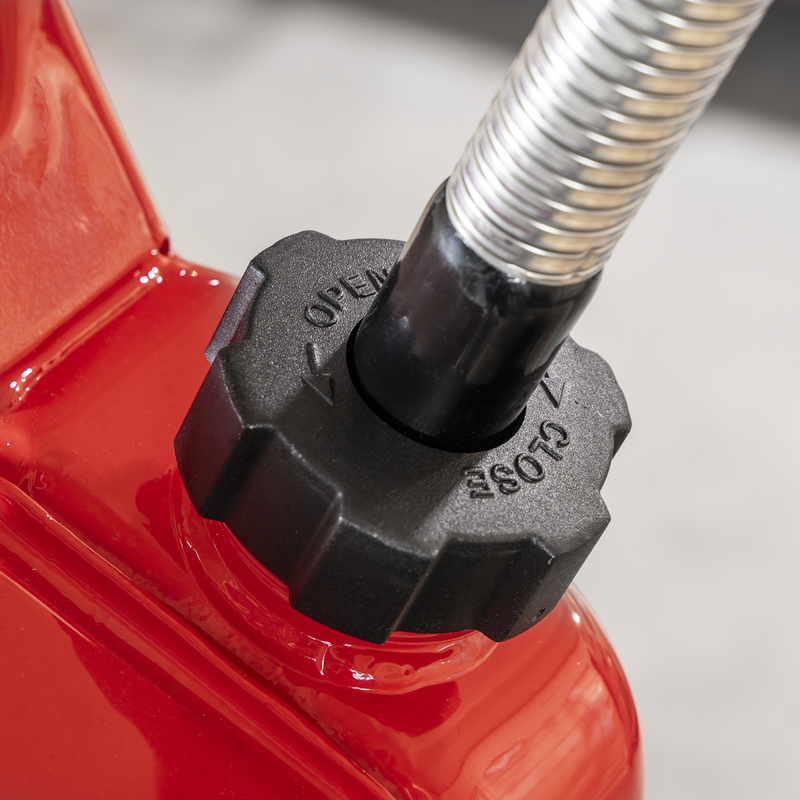 Sealey JC1SCR Flexi Pouring Spout for Screw Cap Jerry Cans - Red - additional view 5
