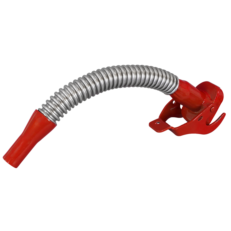 Sealey JC20P/S Flexible Pouring Spout for JC5M, JC10 & JC20 - Red