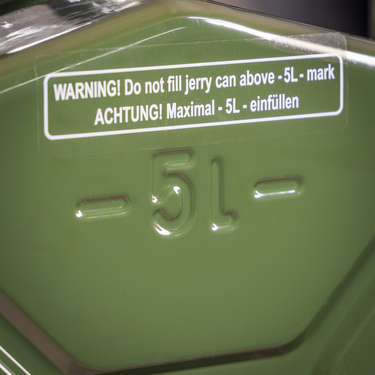 Sealey JC5MG Jerry Can 5L - Green - additional view 2