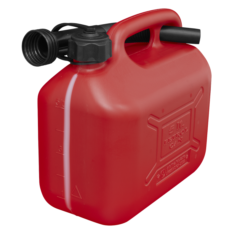 Sealey JC5R Fuel Can 5L - Red - additional view 2
