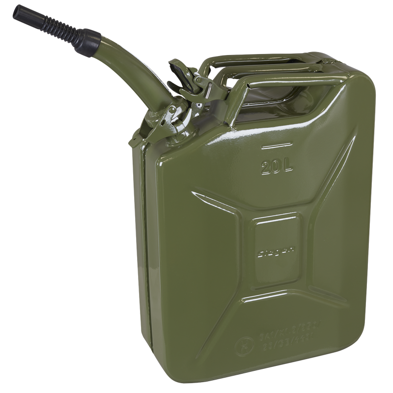 Sealey JCY20G Jerry Can 20L - Green - additional view 5
