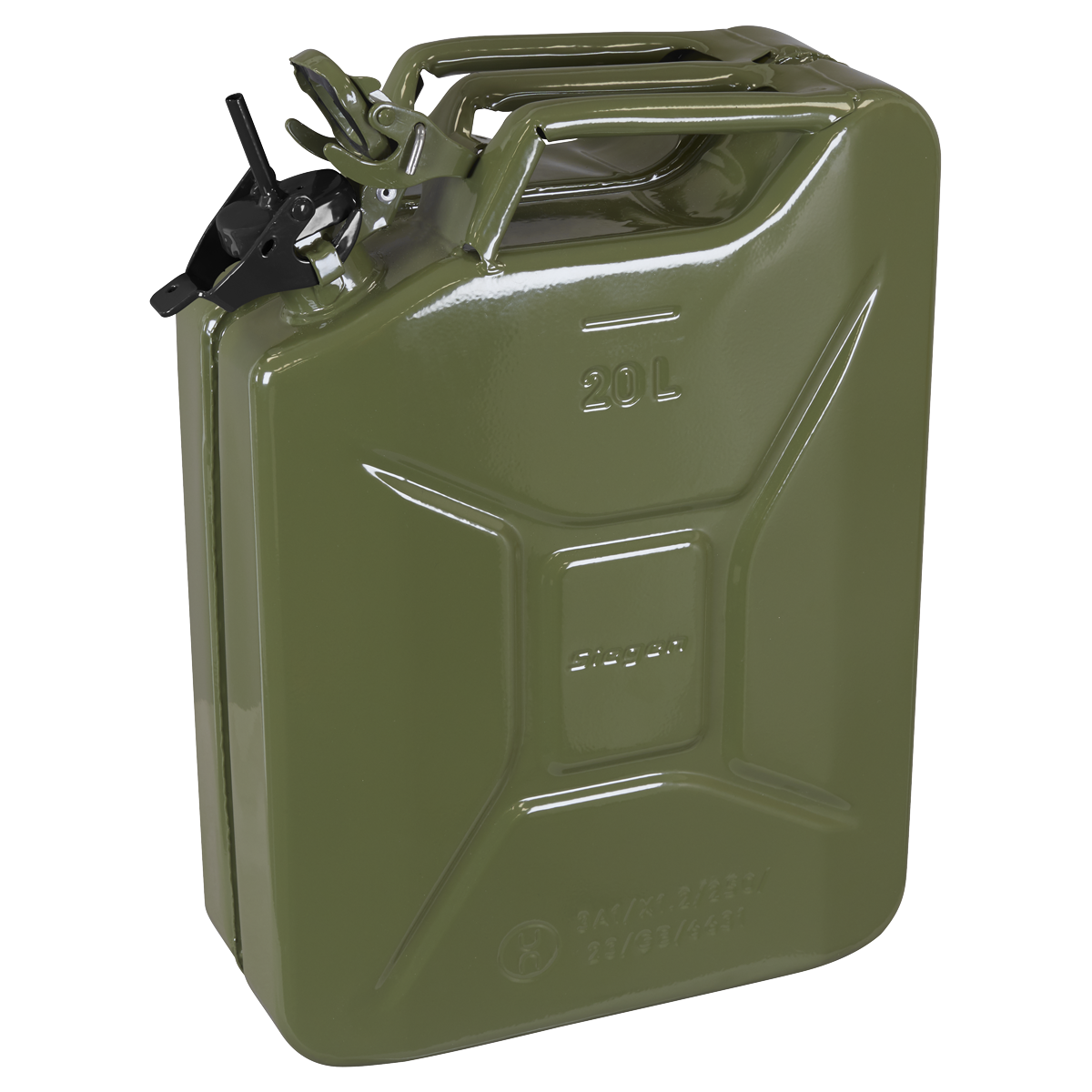 Sealey JCY20G Jerry Can 20L - Green - additional view 2