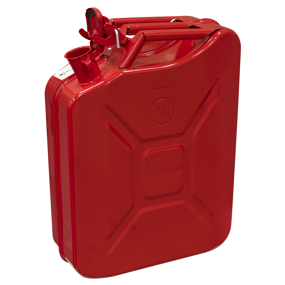 Sealey JCY20R Jerry Can 20L - Red - additional view 5