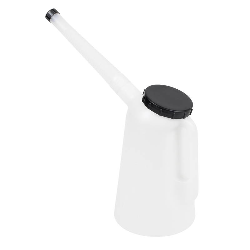 Sealey JDL2 Oil Container with Lid & Flexible Spout 2L