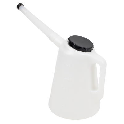 Sealey JDL3 Oil Container with Black Lid & Flexible Spout 3L