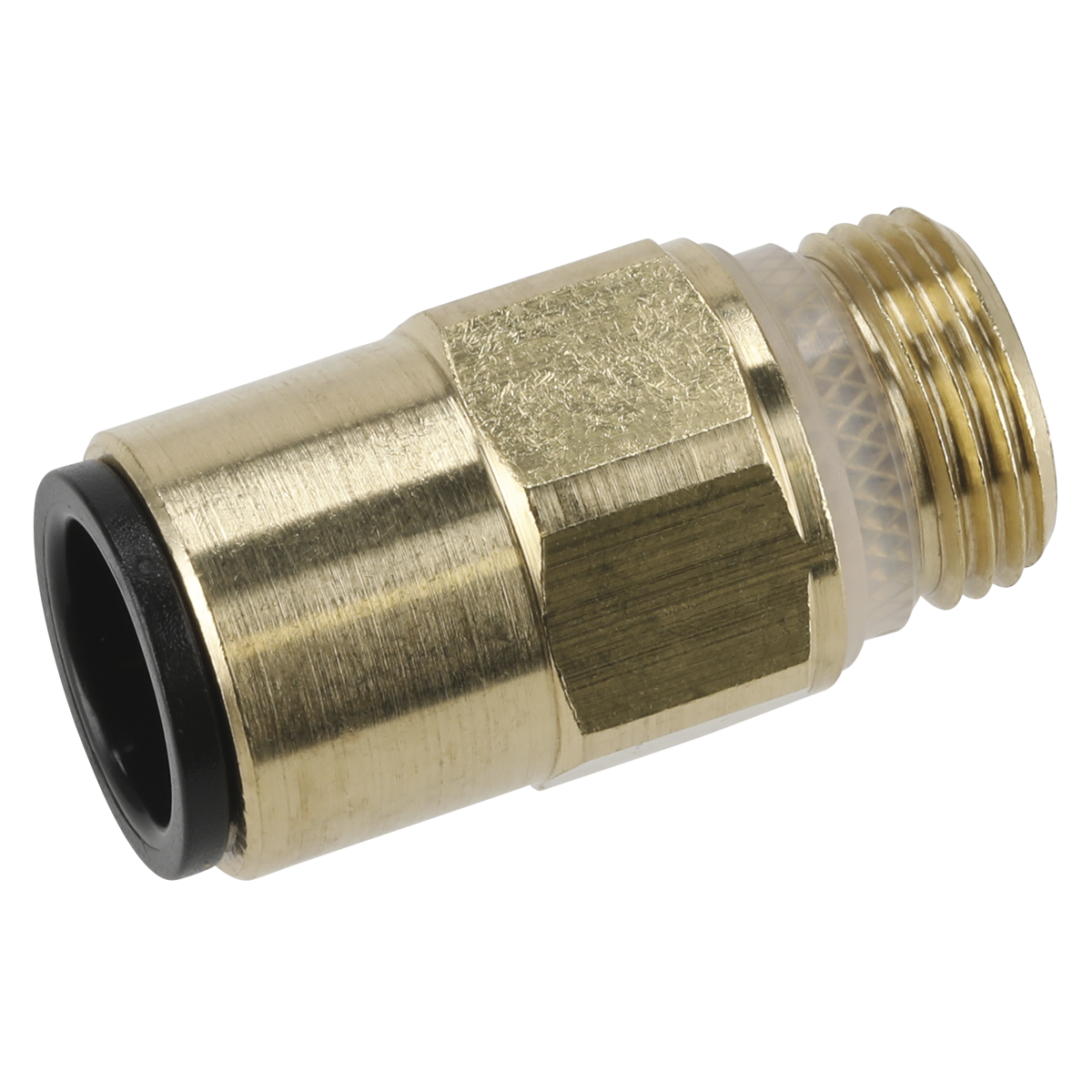 Sealey JGBC1238 John Guest® Brass SuperThread Straight Adaptor 12mm x 3/8"BSP - Pack of 2 - additional view 5