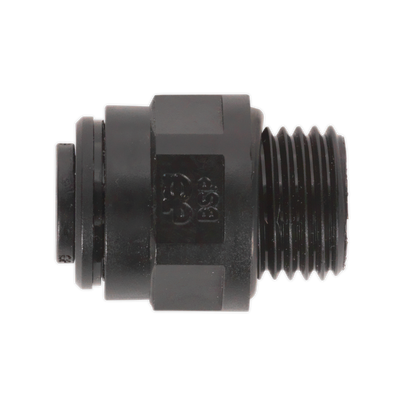 Sealey JGC1014 John Guest® Straight Adaptor 10mm x 1/4"BSP - Pack of 5