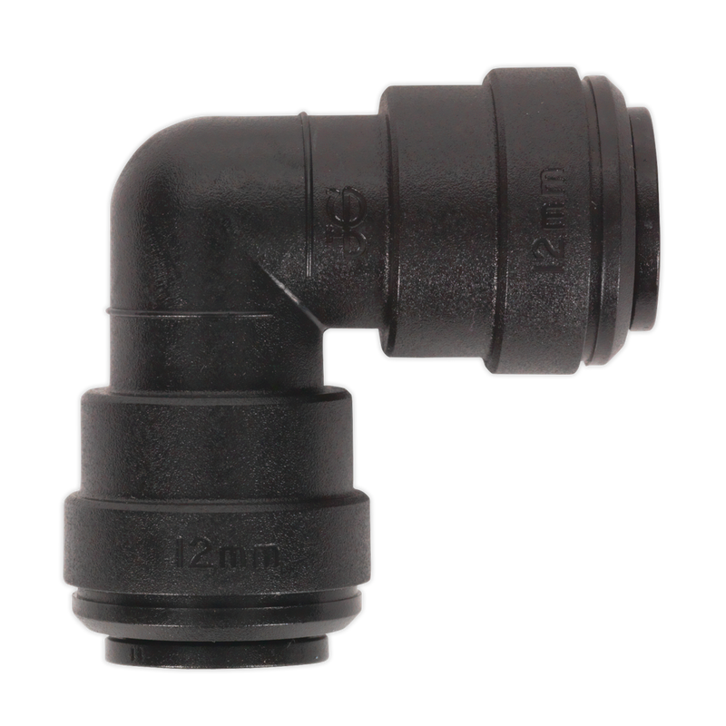 Sealey JGCE12 John Guest® Elbow Coupling 12mm - Pack of 5
