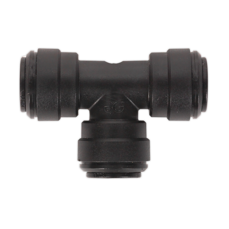 Sealey JGCT10 John Guest® Equal Tee Coupling 10mm - Pack of 5