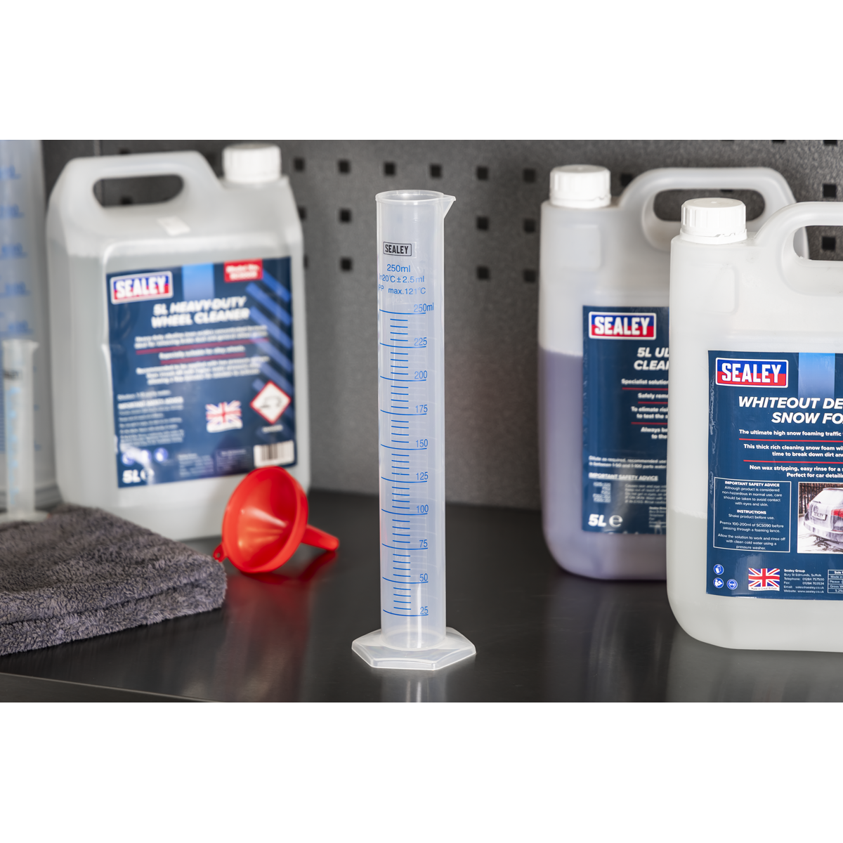 Sealey JMC05 Graduated Measuring Cylinder Set 5pc - additional view 5