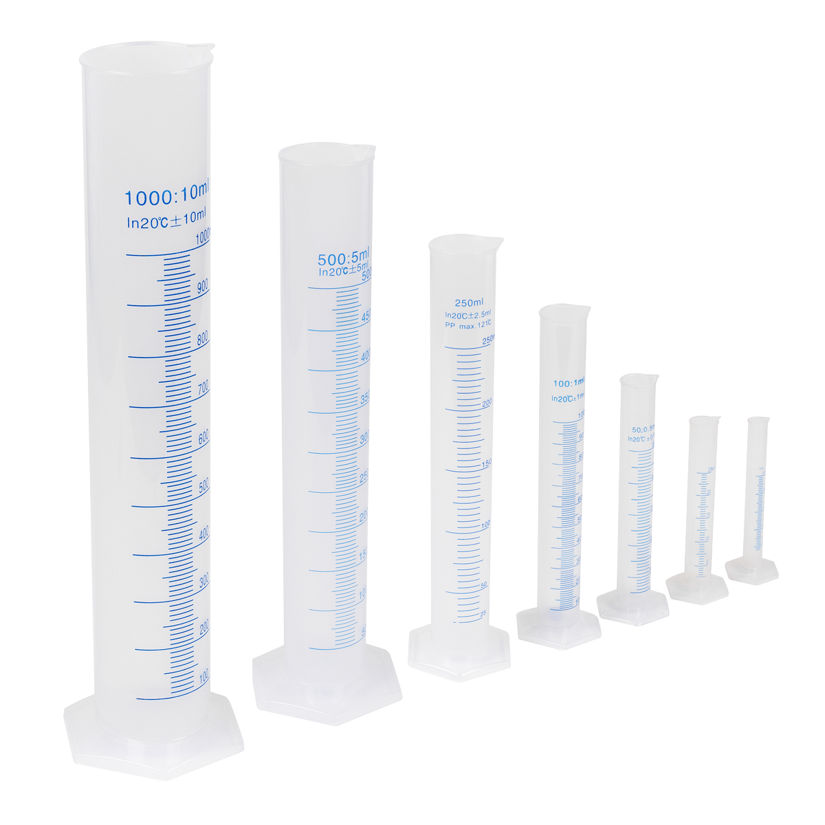 Sealey JMC05 Graduated Measuring Cylinder Set 5pc - additional view 3