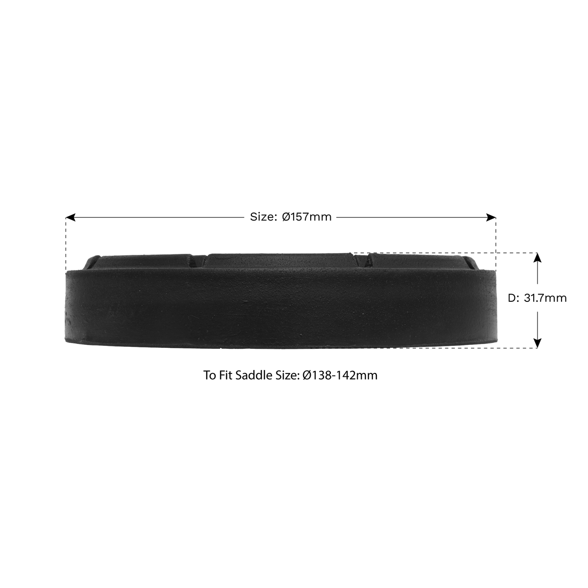 Sealey JP07 Safety Rubber Jack Pad - Type A - additional view 2