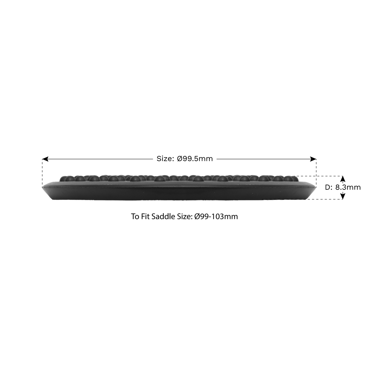 Sealey JP16 Safety Rubber Jack Pad - Type B - additional view 3