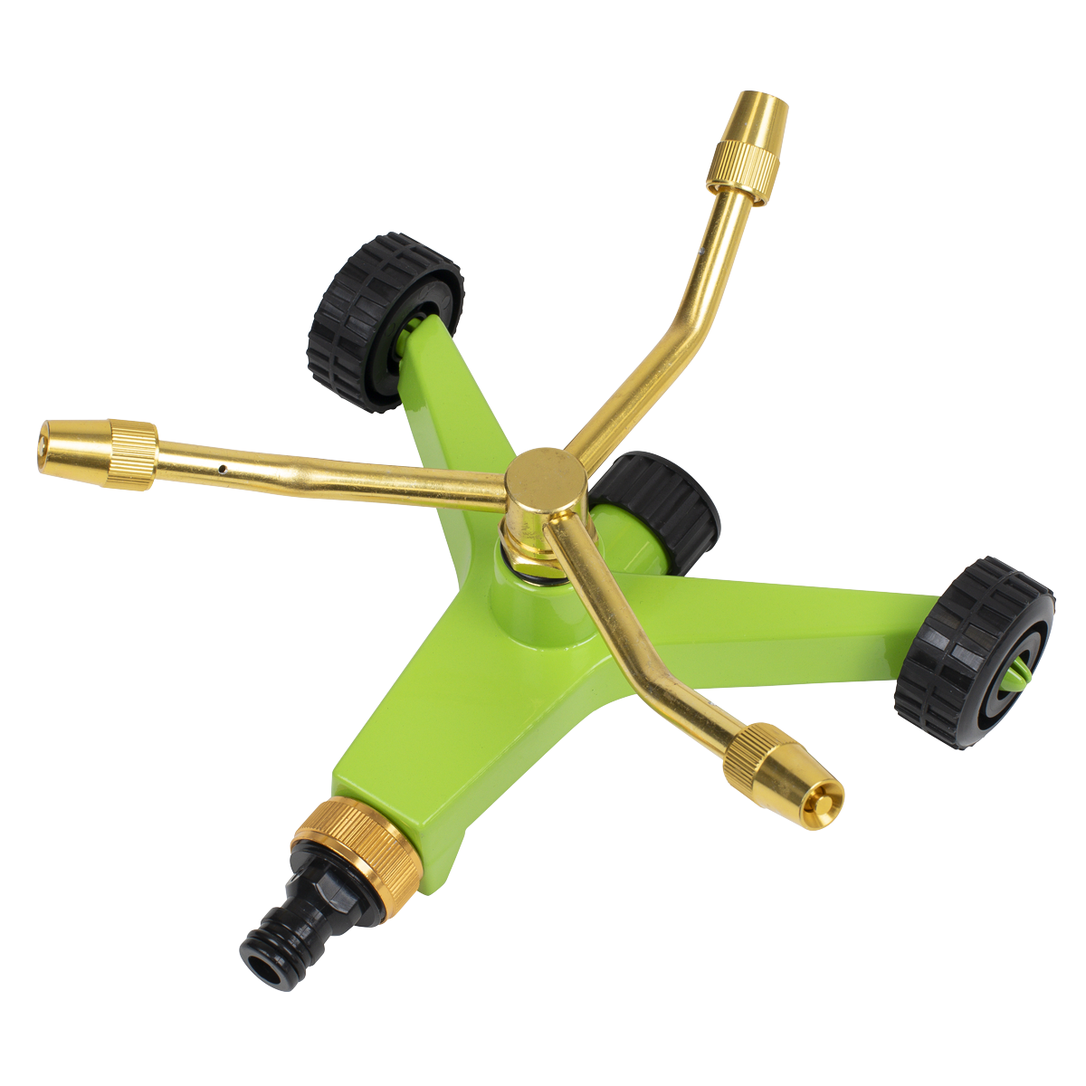 Sealey JS2032 3-Arm Brass Sprinkler with Metal Wheeled Base - additional view 7