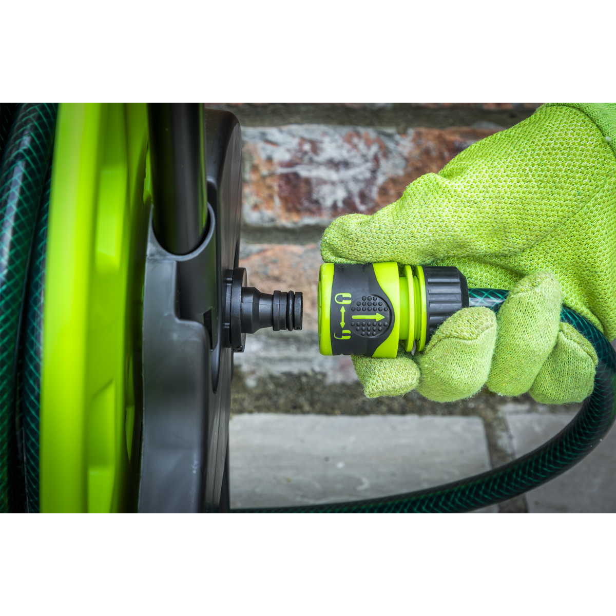 Sealey JS3050 Soft-Touch Hose Connector with Lock 1/2"-5/8" - additional view 5