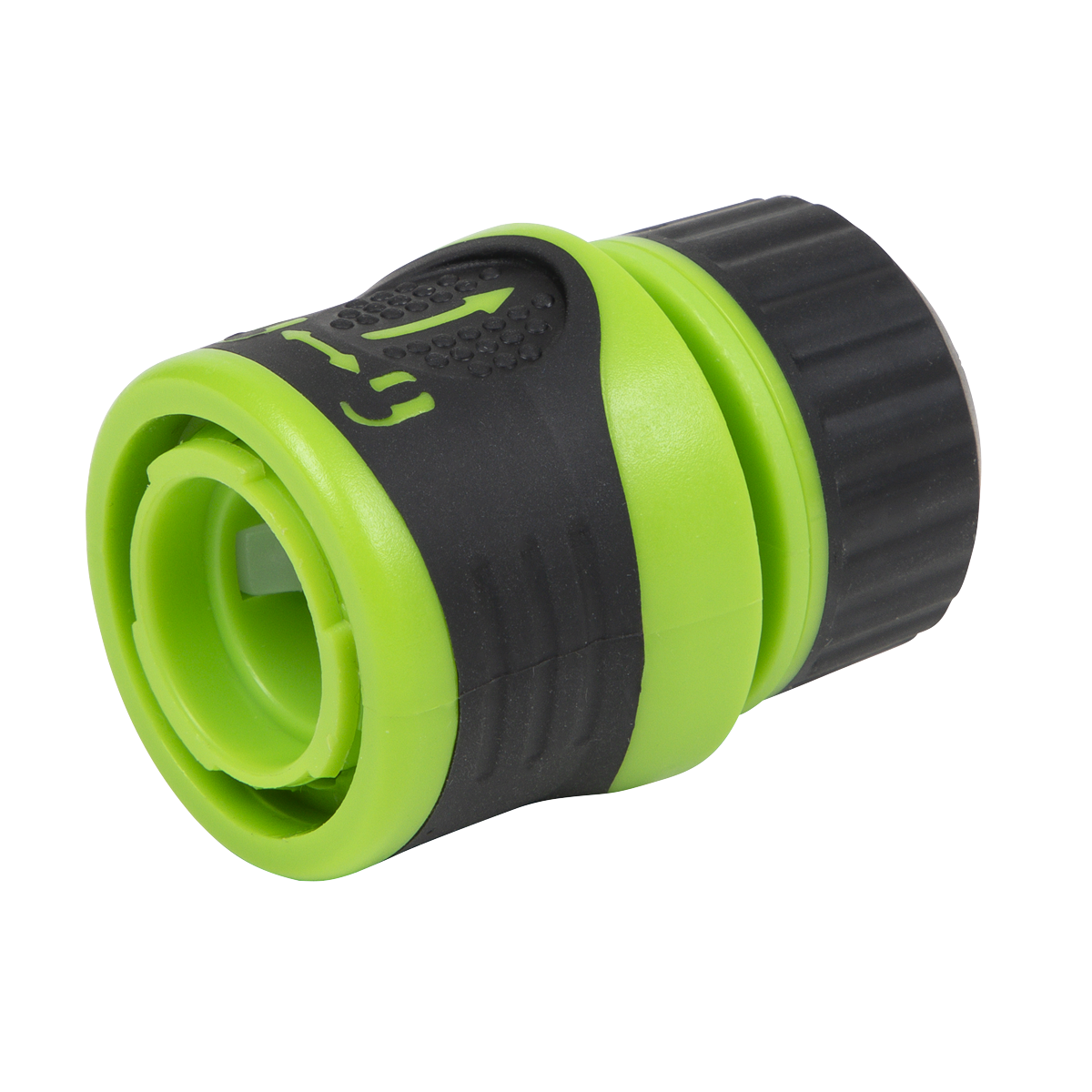 Sealey JS3051 Soft-Touch Hose Connector With Water Stop & Lock 1/2"-5/8"
