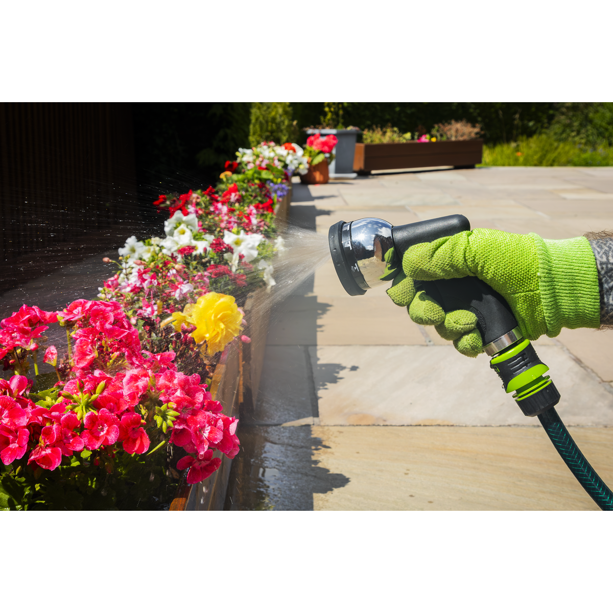 Sealey JS9562 Spray Gun With Soft Grip Handle 10-Pattern - additional view 3