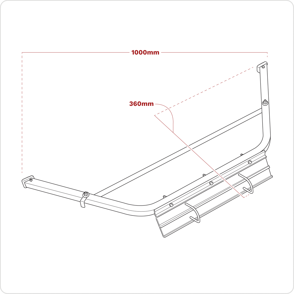 Sealey LAD002 Ladder Stand-Off - additional view 2
