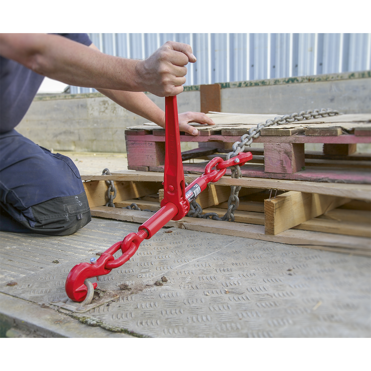 Sealey LB002 Ratchet Load Binder 9.5-12.7mm 4200kg Capacity - additional view 3