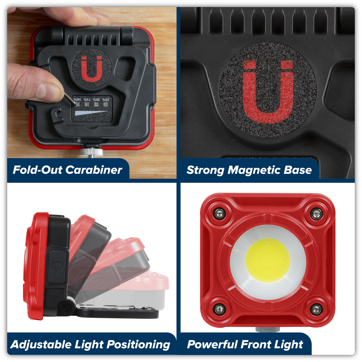 Sealey LED1000 Rechargeable Pocket Floodlight 10W COB LED - additional view 10