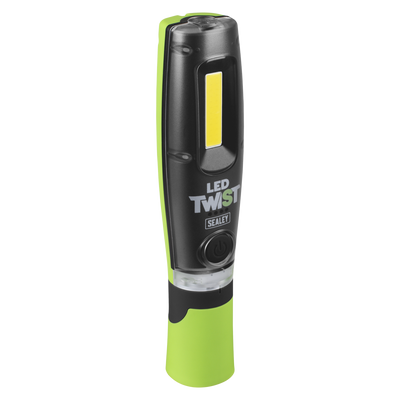 Sealey LED1001GDB LED Twist® Rechargeable Inspection Light, Green - Box of 12