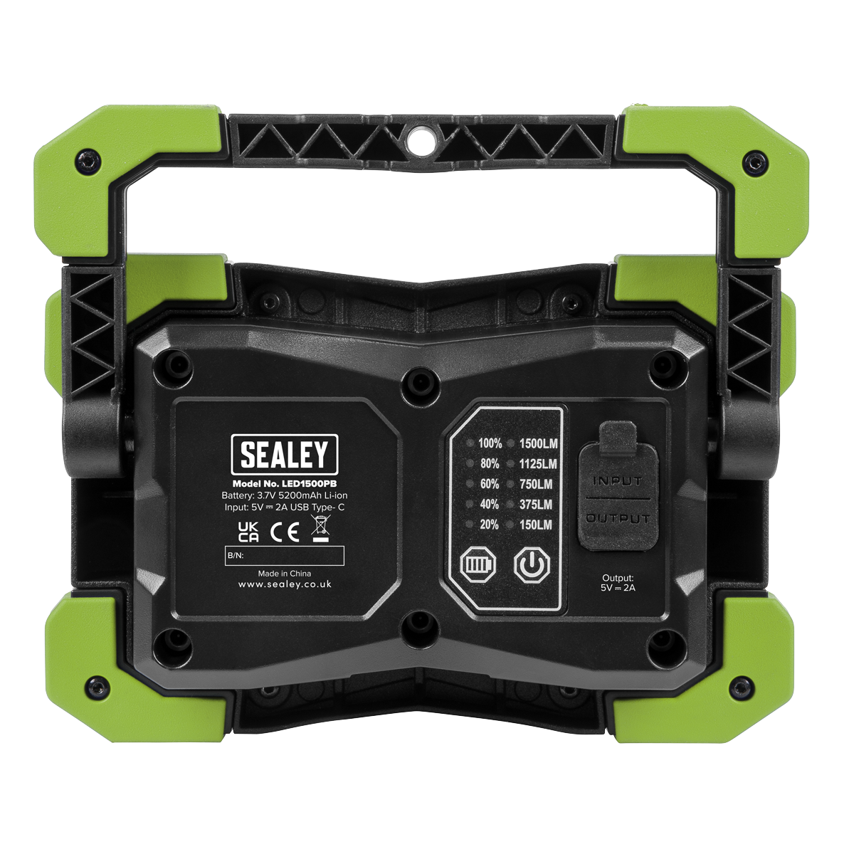 Sealey LED1500PB Portable Floodlight & Power Bank 15W COB LED - additional view 2