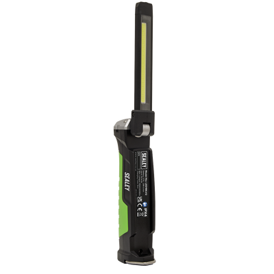 Sealey LED186 Rechargeable Slim Folding Inspection Light 6W COB LED & 1W SMD LED Lithium-ion