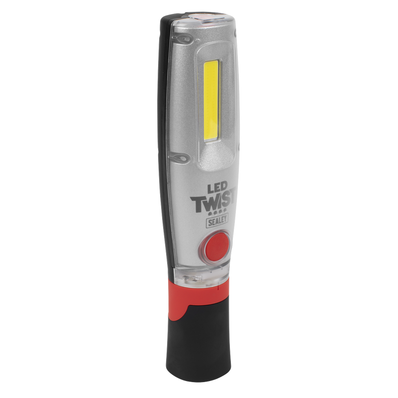 Sealey LED2001 LED Twist® Rechargeable Inspection Light 16W COB & 1W SMD