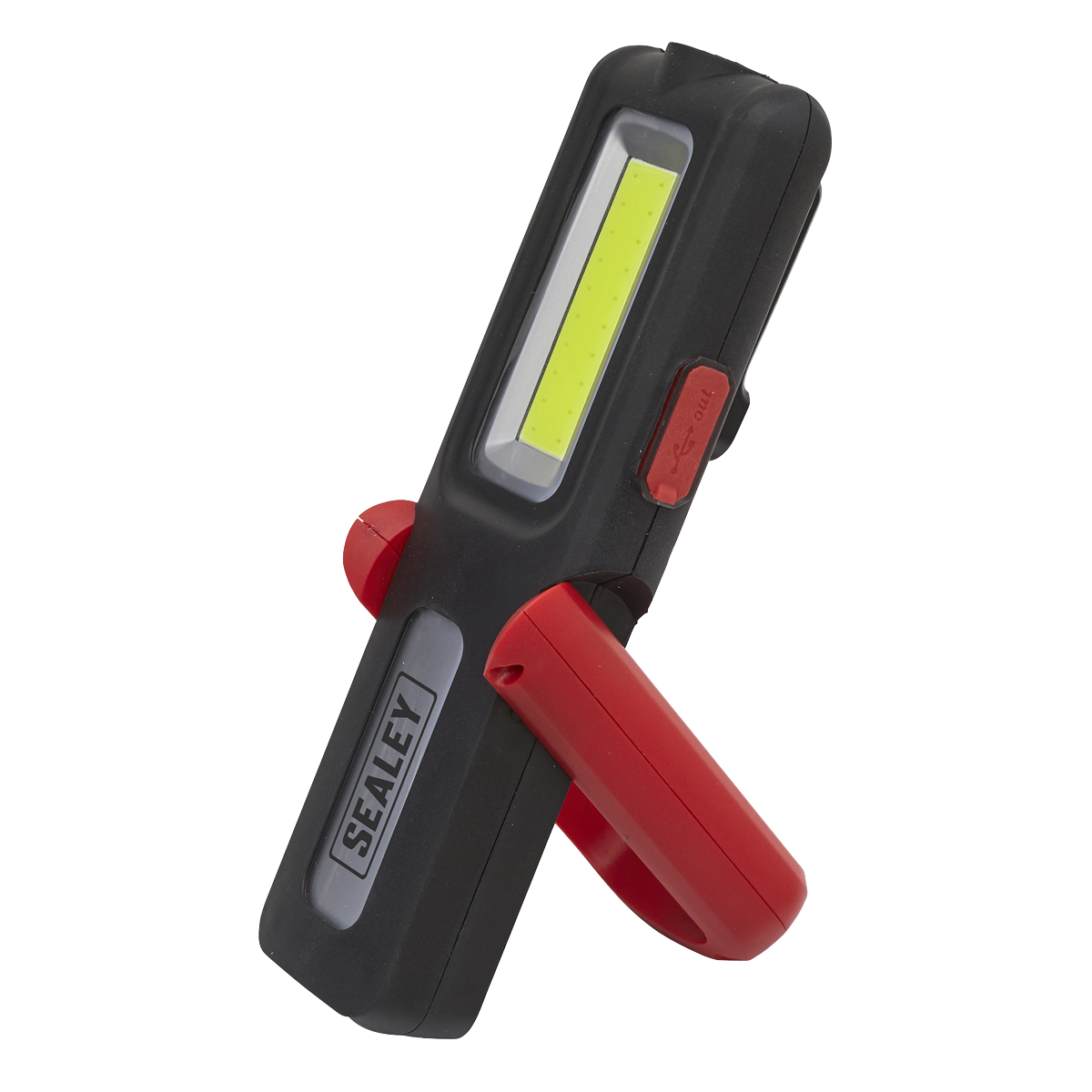 Sealey LED318R Rechargeable Inspection Light with Power Bank 5W COB & 3W SMD LED - Red - additional view 2