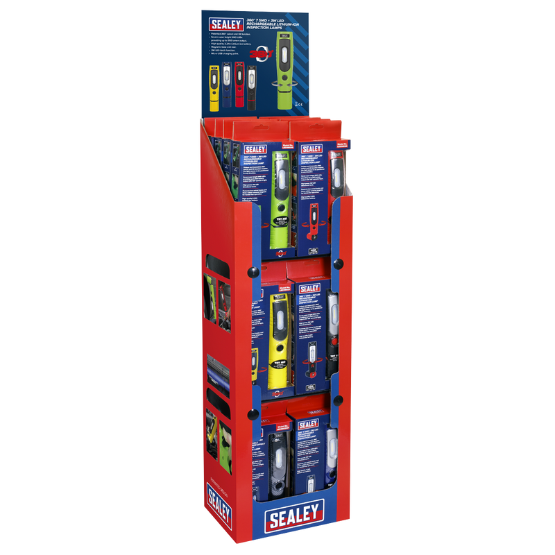 Sealey LED3602COMBO1 LED3602 Series Inspection Light Combination - Display Pack of 24