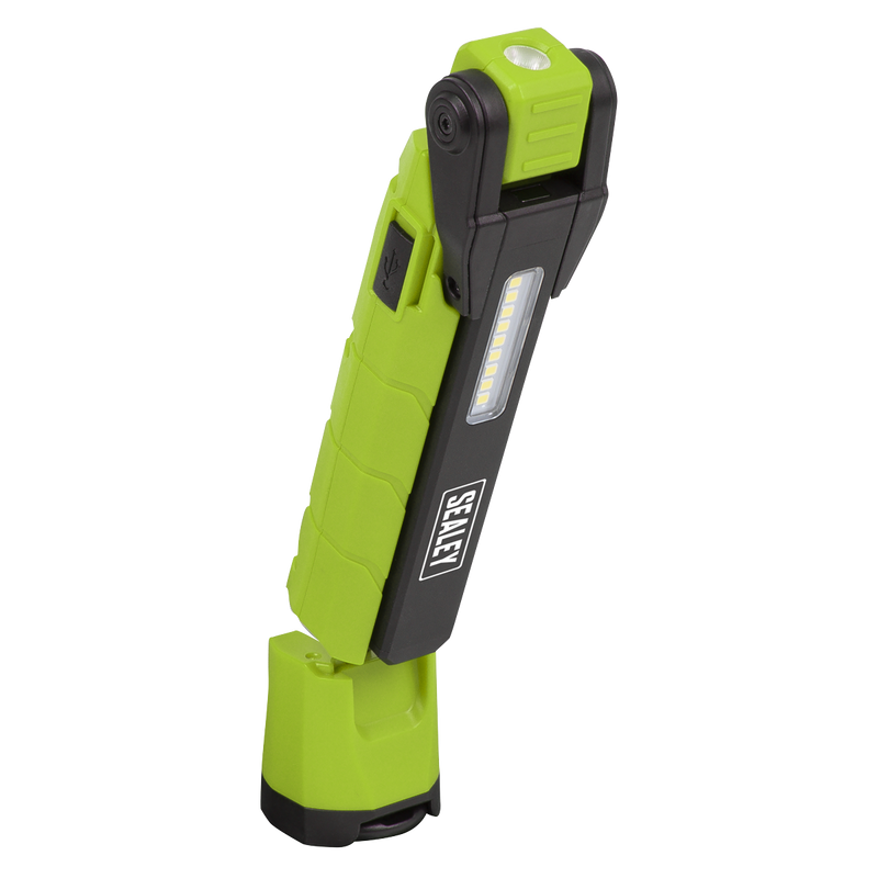 Sealey LED3605G Rechargeable 360° Inspection Light 10W & 2 x 4W SMD LED - Green - additional view 15