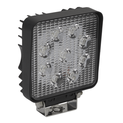 Sealey LED3S Square Worklight with Adjustable Bracket 27W SMD LED